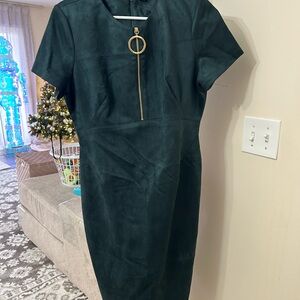 Elegant Dark Green Dress